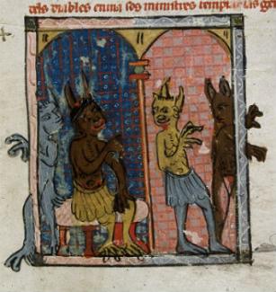 Bros. British Library MS Royal 19.C.I, fol. 33r.